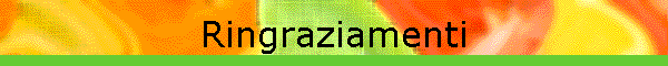 Ringraziamenti